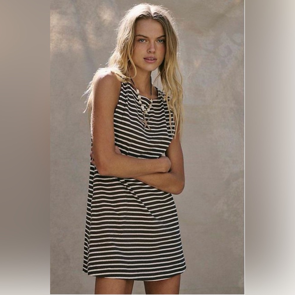 Free People Sailor Mini dress in brown (free est)